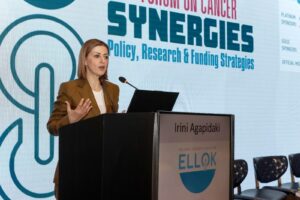 Αγαπηδάκη στο 2nd Synergies Forum on Cancer: Καινοτόμα προγράμματα πρόληψης και ΑΙ στην έγκαιρη διάγνωση του καρκίνου