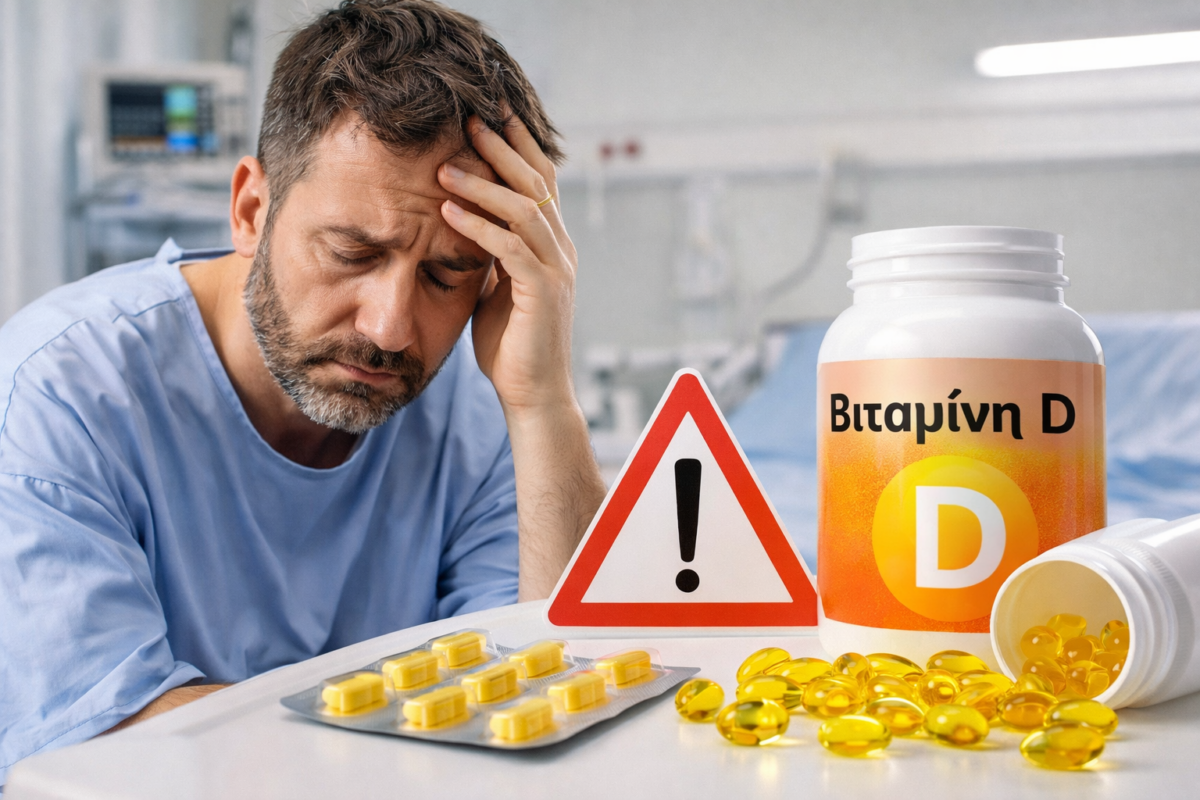 Βιταμίνη D: Άνδρας νοσηλεύτηκε μετά από υπερβολική λήψη – Πότε μπορεί να γίνει τοξική