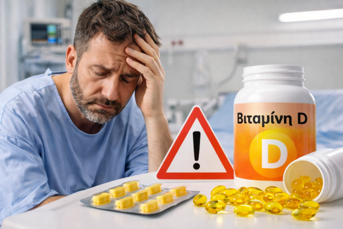 Βιταμίνη D: Άνδρας νοσηλεύτηκε μετά από υπερβολική λήψη – Πότε μπορεί να γίνει τοξική
