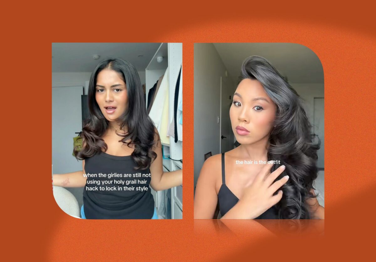 Hair sandwiching: Το hack του TikTok για χτένισμα με διάρκεια μετά το πιστολάκι